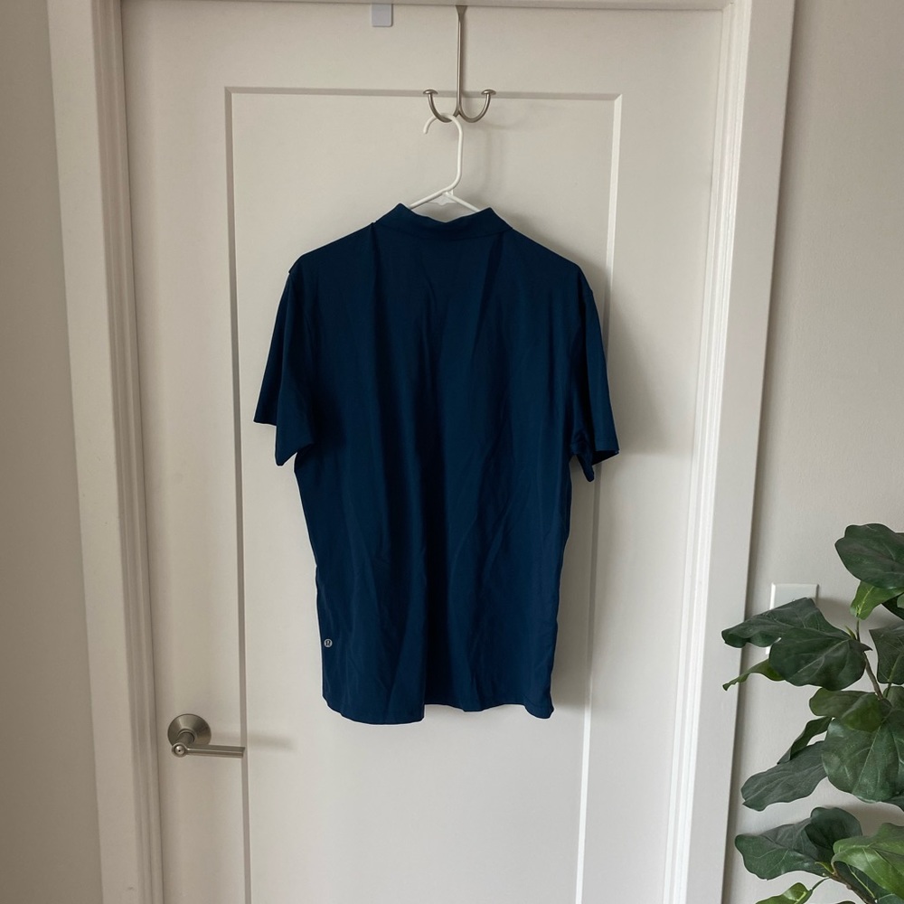 Mens Navy Blue Lululemon Polo - L